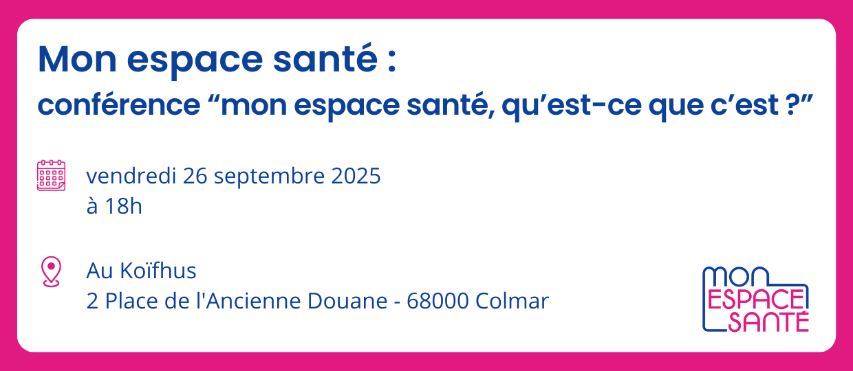 Conférence MES le 26 septembre 2025 à 18h au Koïfhus