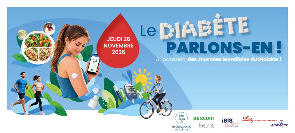 26 novembre 2026 : journée d'information et de sensibilisation sur le diabète aux Hôpitaux Civils de Colmar
